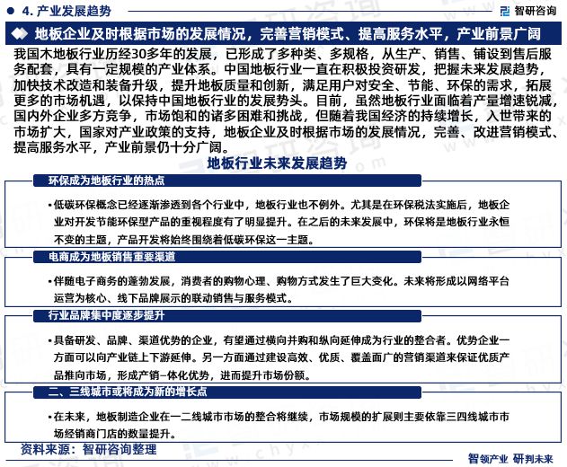 地板行威客电竞业市场运行态势研究报告—智研咨询（2023版）(图6)